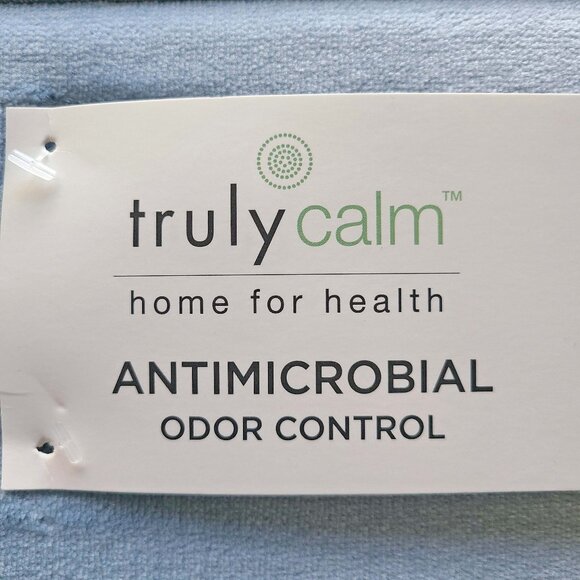 NEW!! TRULY CALM Memory Foam Bath Mats ~ 2 Pack ~ Blue - Picture 5 of 11